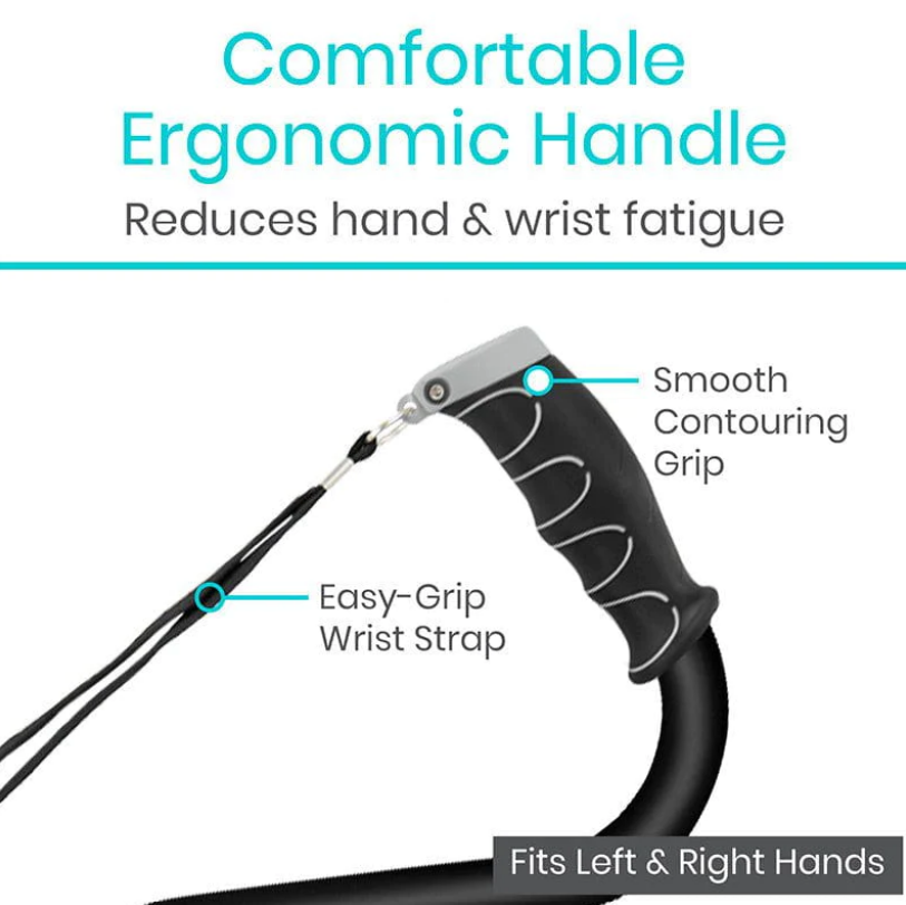 Walking Cane with Offset Handle