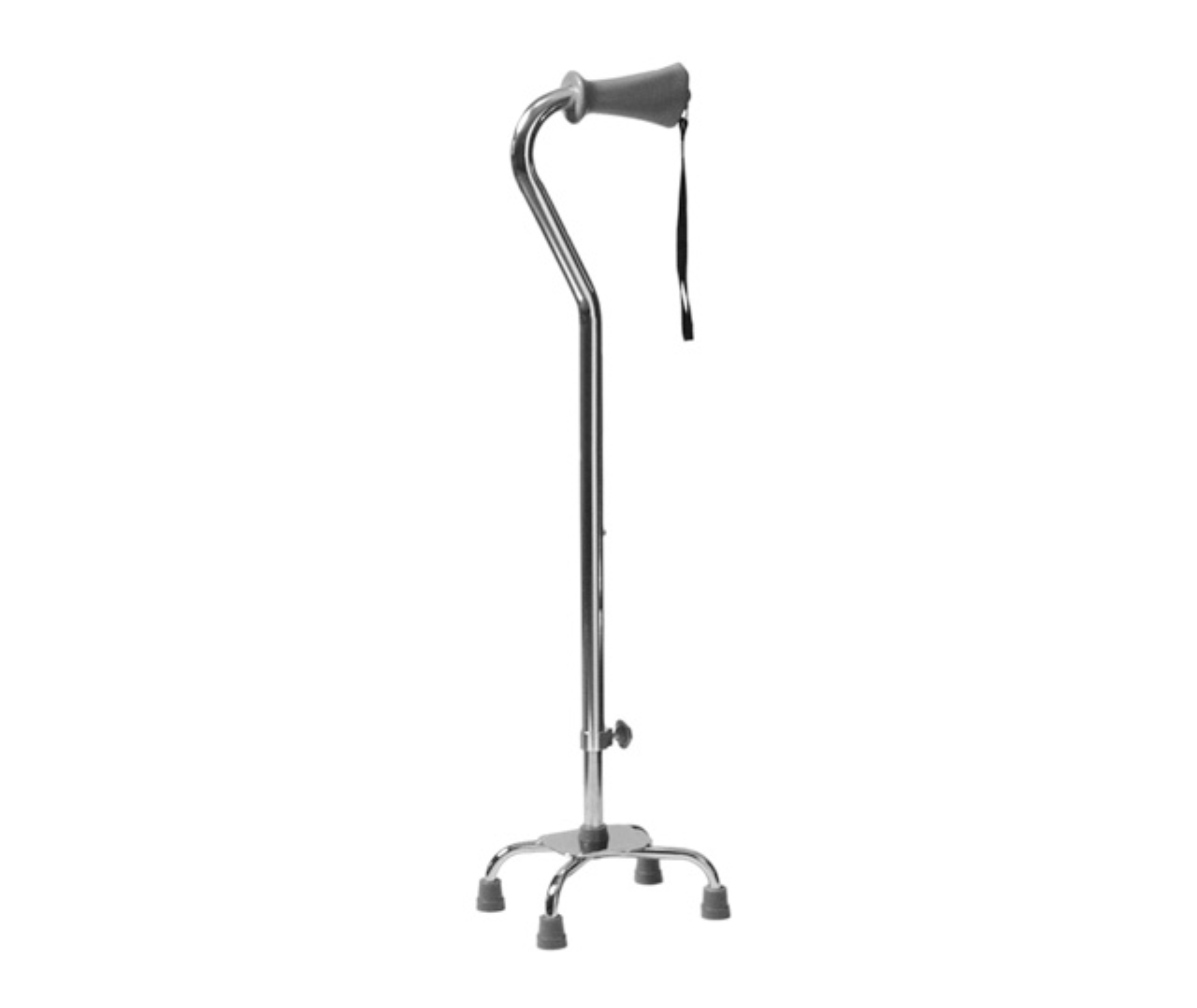 Lumex Silver Collection Quad Cane, Small Base