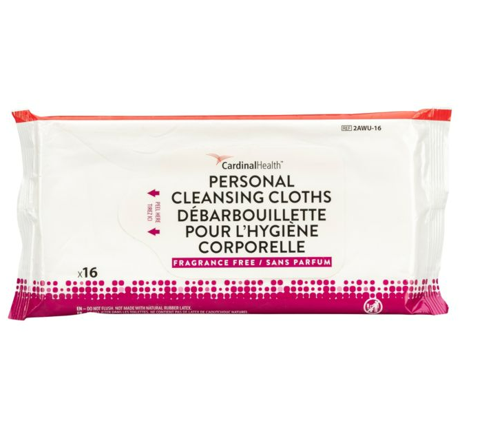 Personal Cleansing Cloths, Fragrance Free