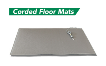 Basic Bed / Chair Exit Alarm with 24" x 36" Gray Floor Mat   