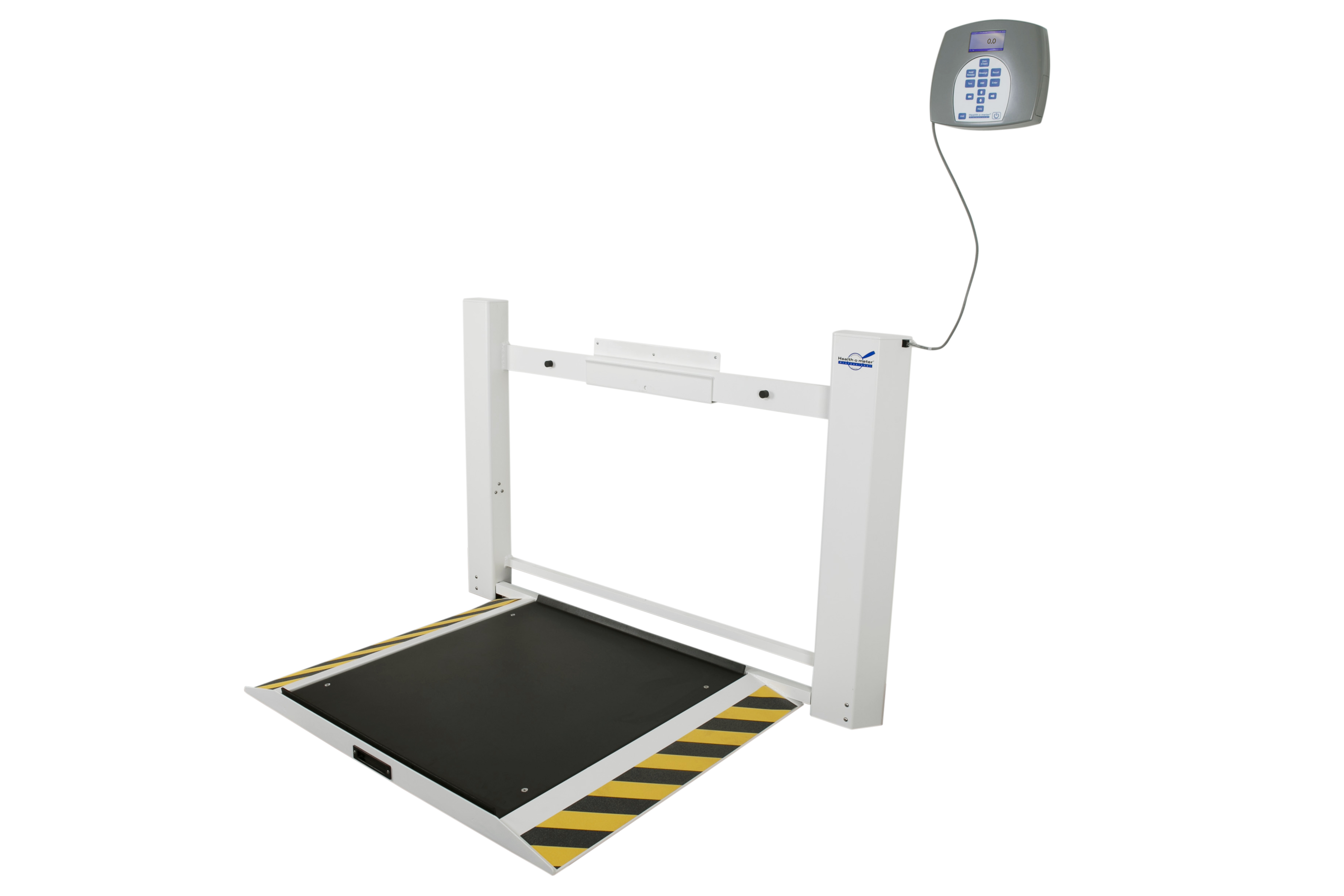 Antimicrobial Wall Mounted Fold Up Wheelchair Scale