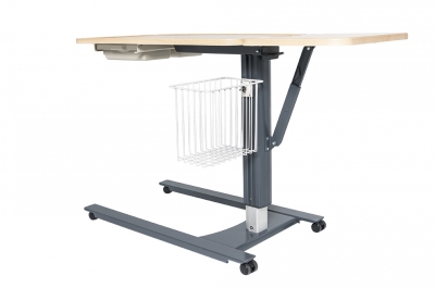 Non Locking Caster for Overbed Table
