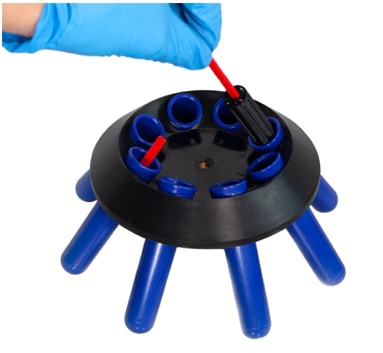 E8 Combination Centrifuge Crit Carrier, 8 Place Fixed Angle Rotor 3,500 RPM Digital Speed