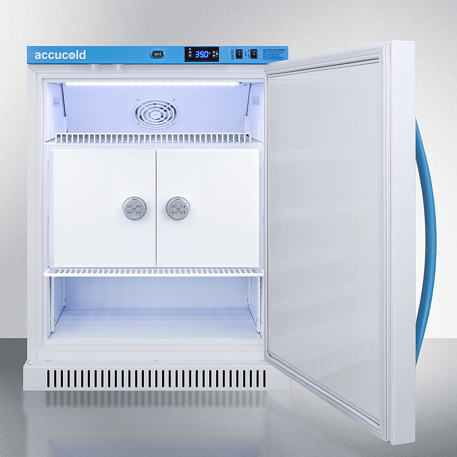 ADA Height 6 Cu Ft MomCube Breast Milk Refrigerator with Interior Lockers