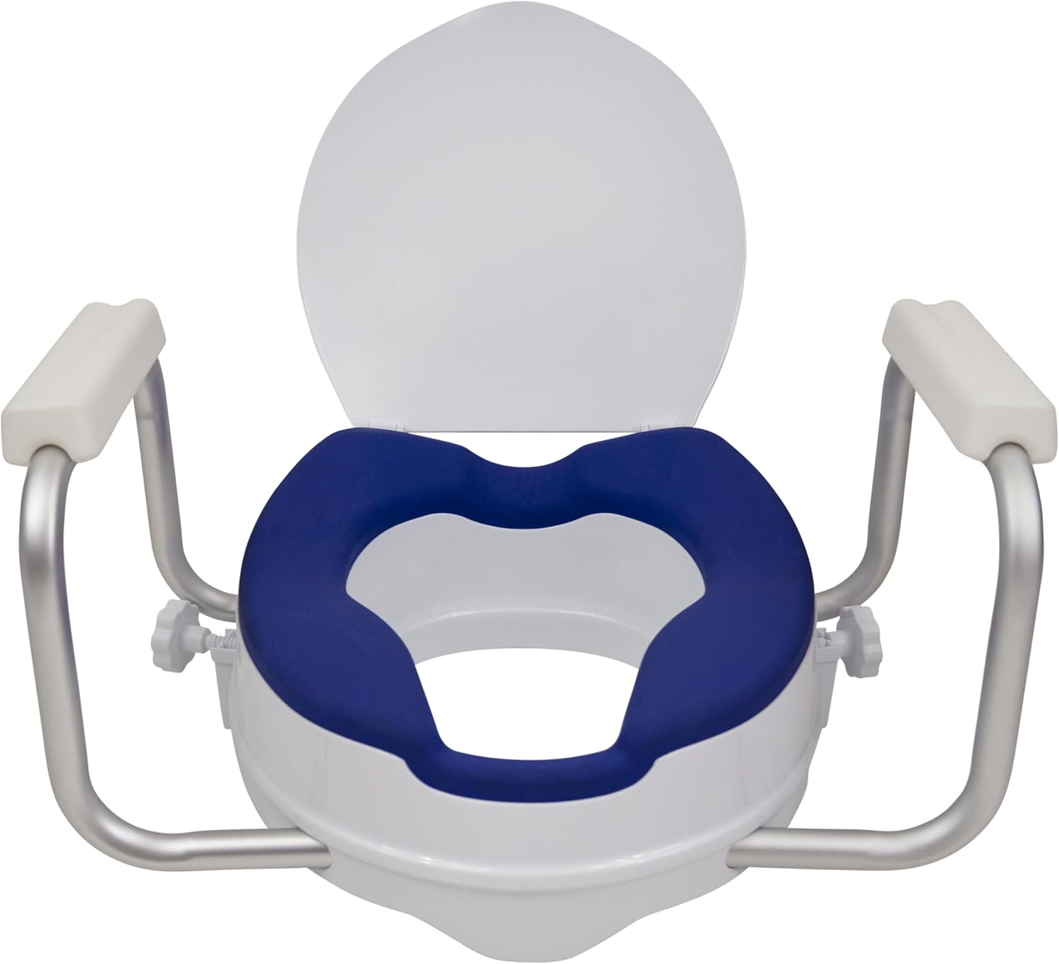 AltiCare 5" Non-Slip Raised Toilet Seat with Contoured Embedded Seat