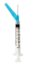 SecureTouch 3ml Syringe / Needle Combination, Luer Lock Tip