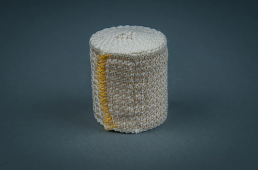 Honeycomb Elastic Bandage with Double Velcro Closure, Latex, Sterile, Individually Wrapped