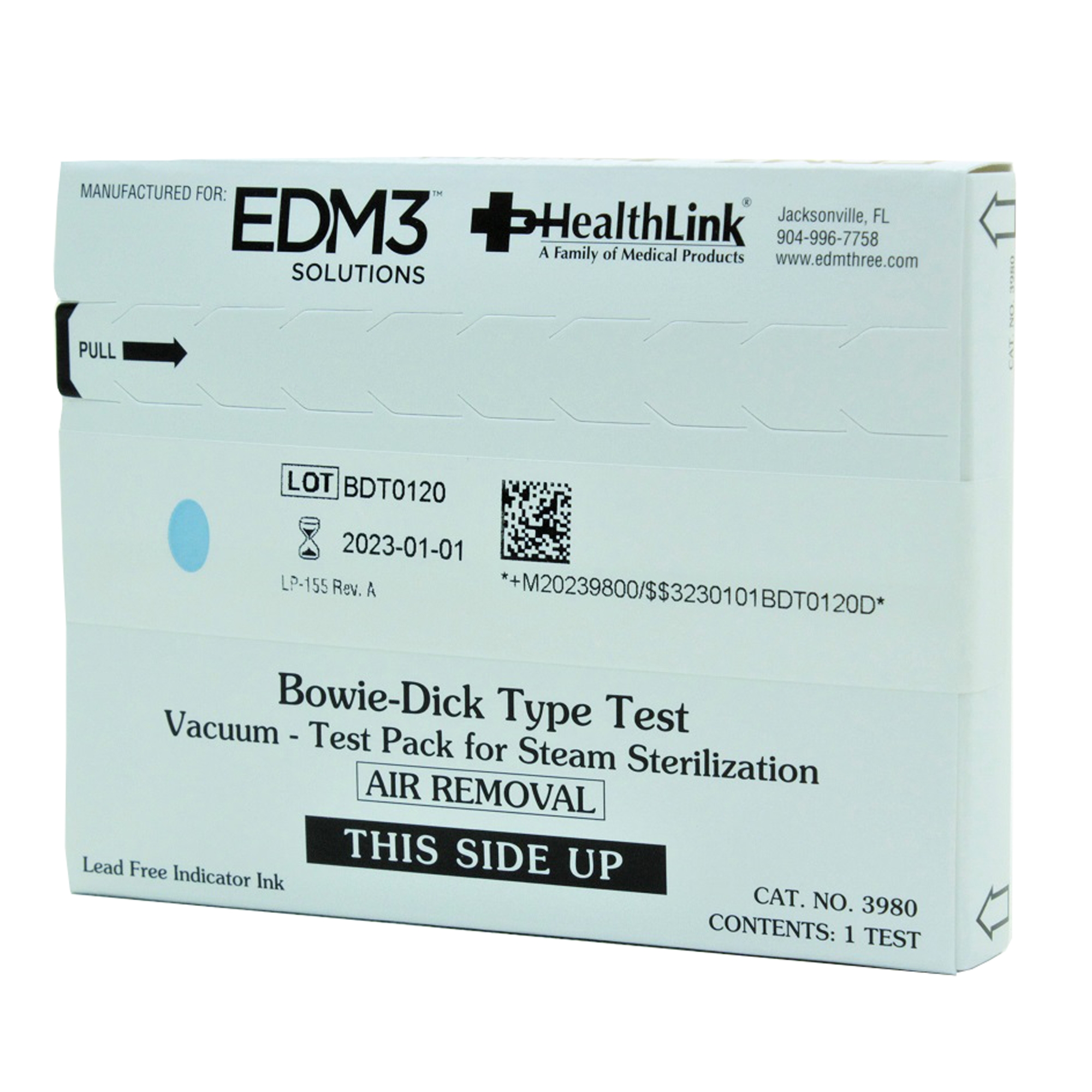 HealthLink Bowie Dick Type Test, Pack for Steam Sterelization