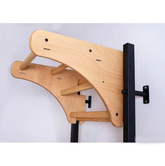 211 Wall Bar with Adjustable Beech Wood Pull Up Bar