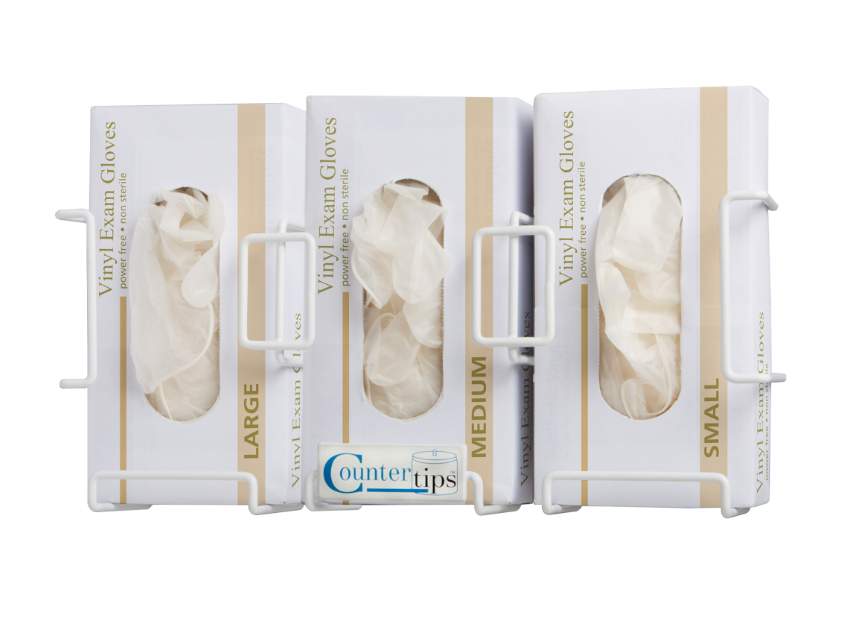 CounterTips Glove Dispenser, Triple Box