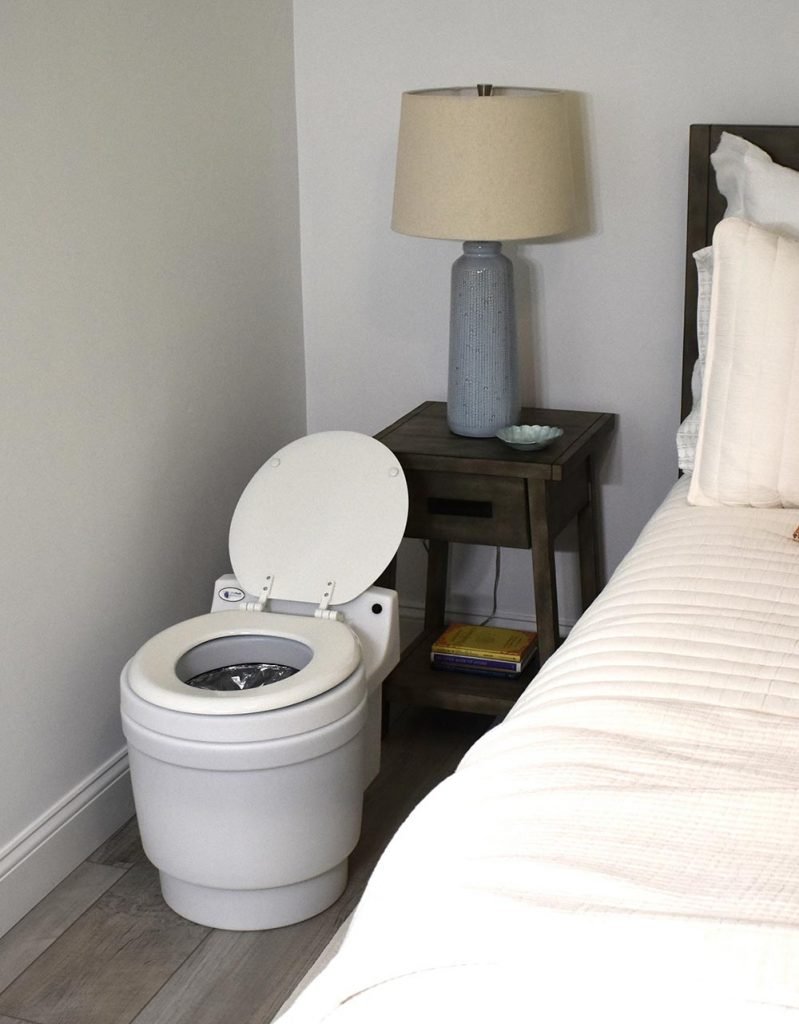 Laveo Battery Powered Portable Waterless Dry Flush Toilet