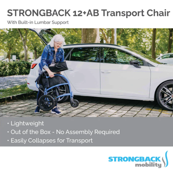 Excursion Transport Wheelchair with Attendant Brakes