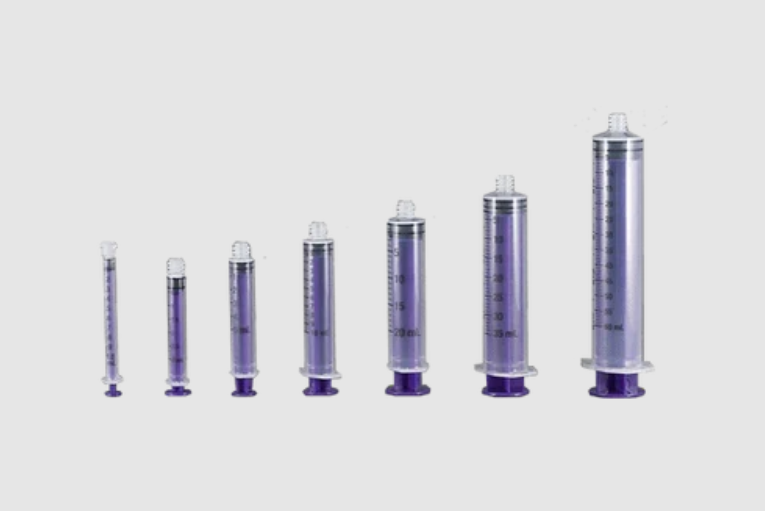 Non Sterile Female ENFit Syringe with Purple Plunger