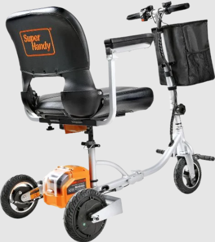 3 Wheeled Lightweight Long Range with Extra Battery Folding Mobility Scoote