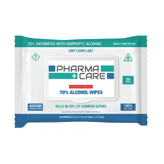 Pharmacare 70% Alcohol Wipes