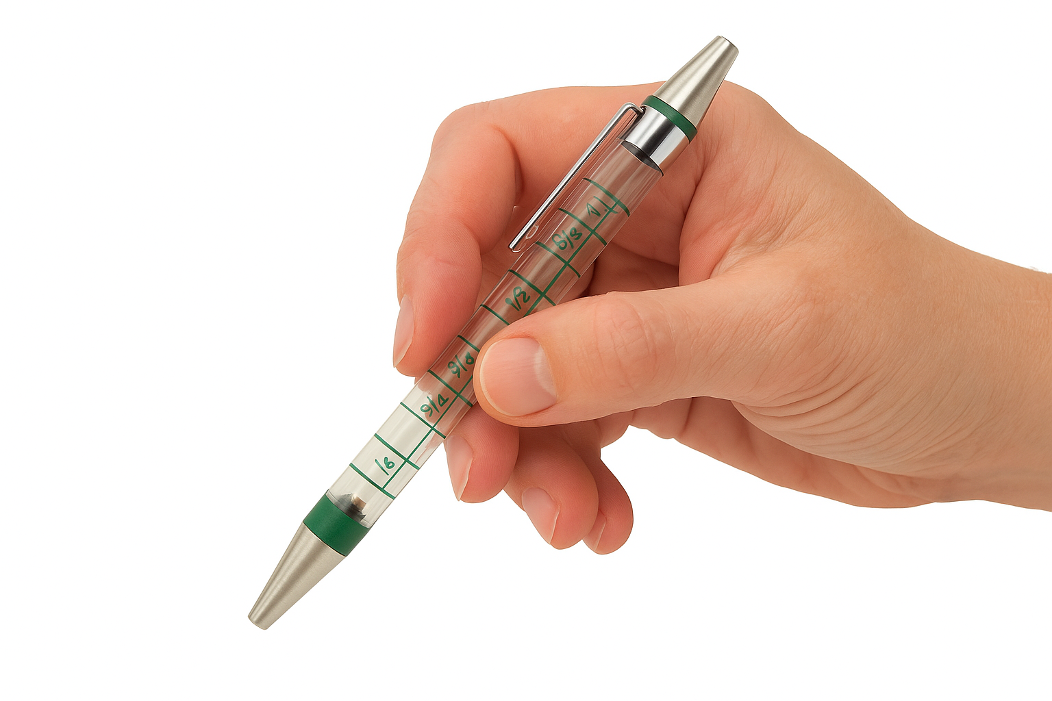 Hand Held MadaMeter for Testing Flow Rates