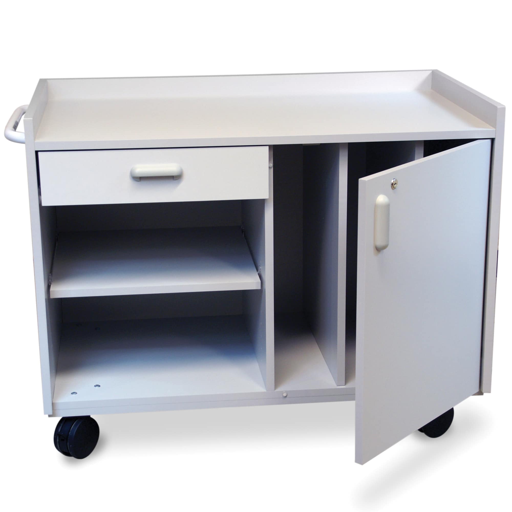 Mobile Cabinet for Splinting Supplies with Storage