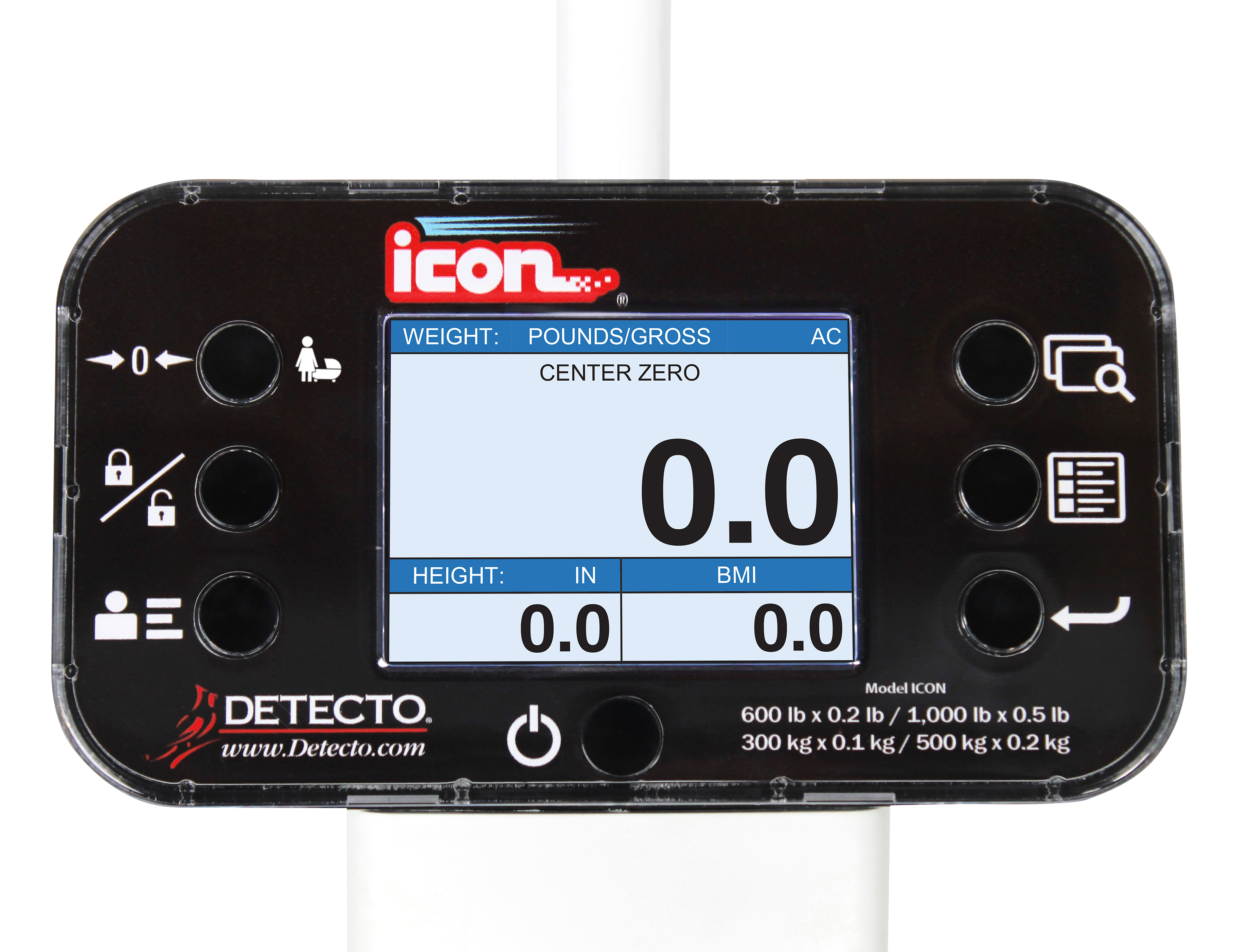 Icon Physician Scale With Sonar Height Rod