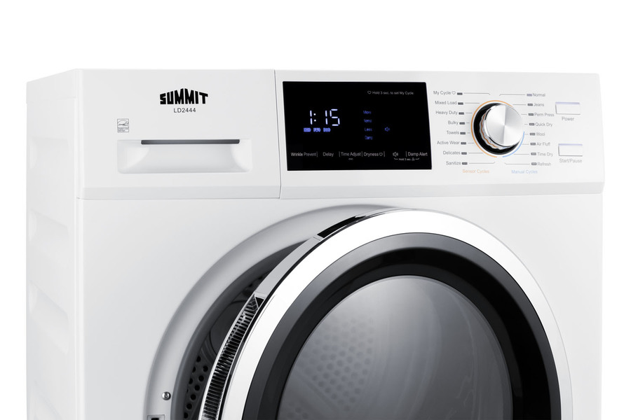 24" Wide 220V Front Loading Heat Pump Dryer