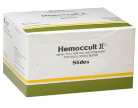 Hemoccult II Rapid Test Kit, Triple Slides Colorectal Cancer Screening Fecal Occult Blood Test (FOBT)