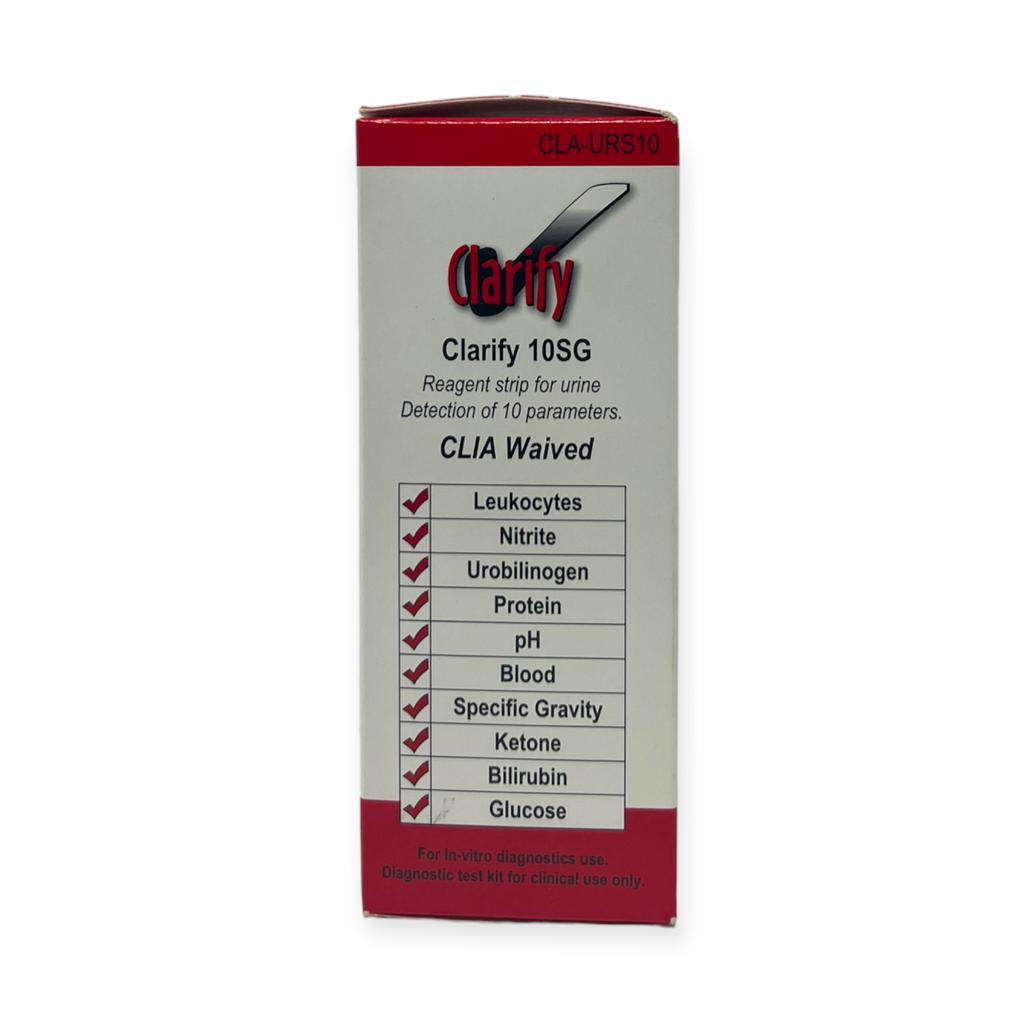 Clarify 10SG Urine Reagent Strips