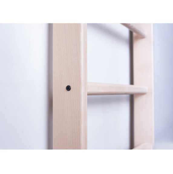 111 Solid Beech Wood Wall Bars with Adjustable Pull Up Bar