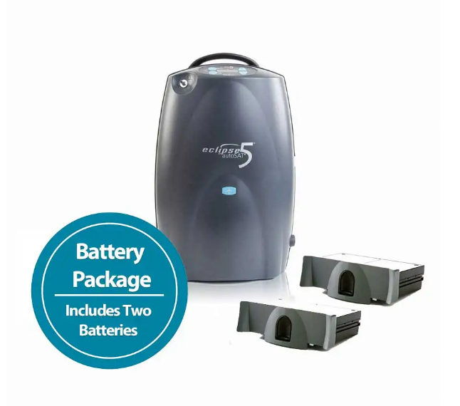 Eclipse 5 Portable Oxygen Concentrators with Extra Battery