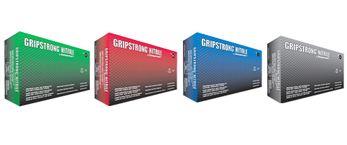 GripStron Nitrile Gloves, Powder Free, Non Sterile