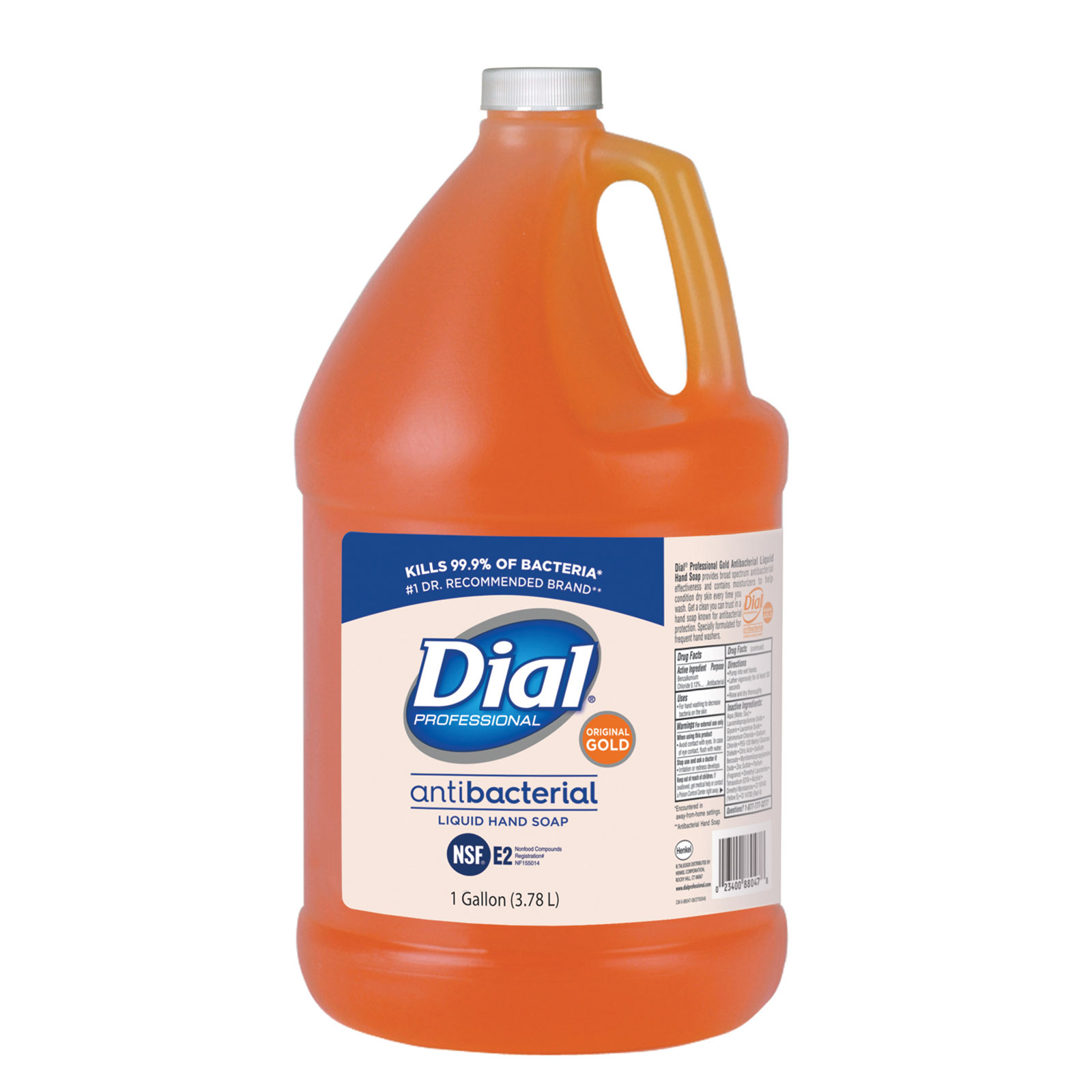 Gold Antibacterial Liquid Hand Soap, 1 Gal, Refill