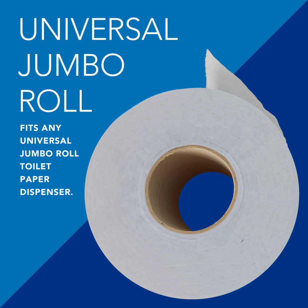 Scott Essential Jumbo Roll Toilet Paper, Standard