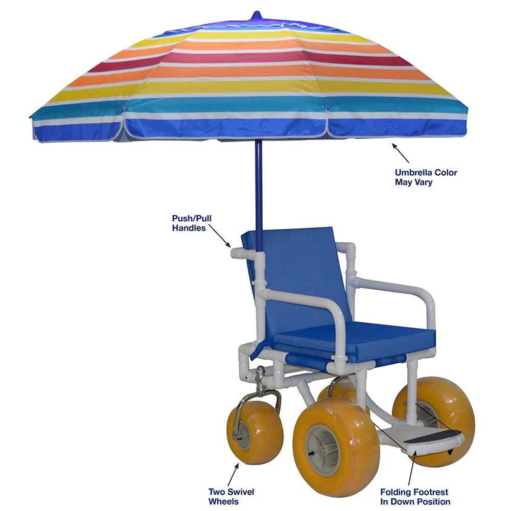 All Terrain Wheelchair with Umbrella