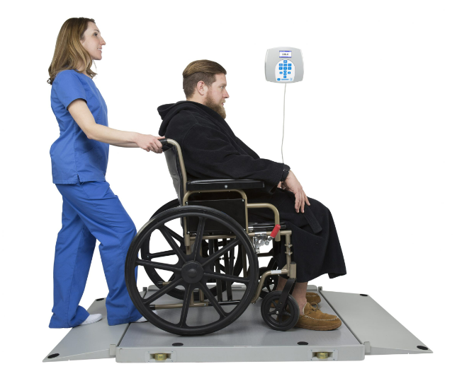 Digital Wheelchair Dual Ramp Scale with Extra Large Platform
