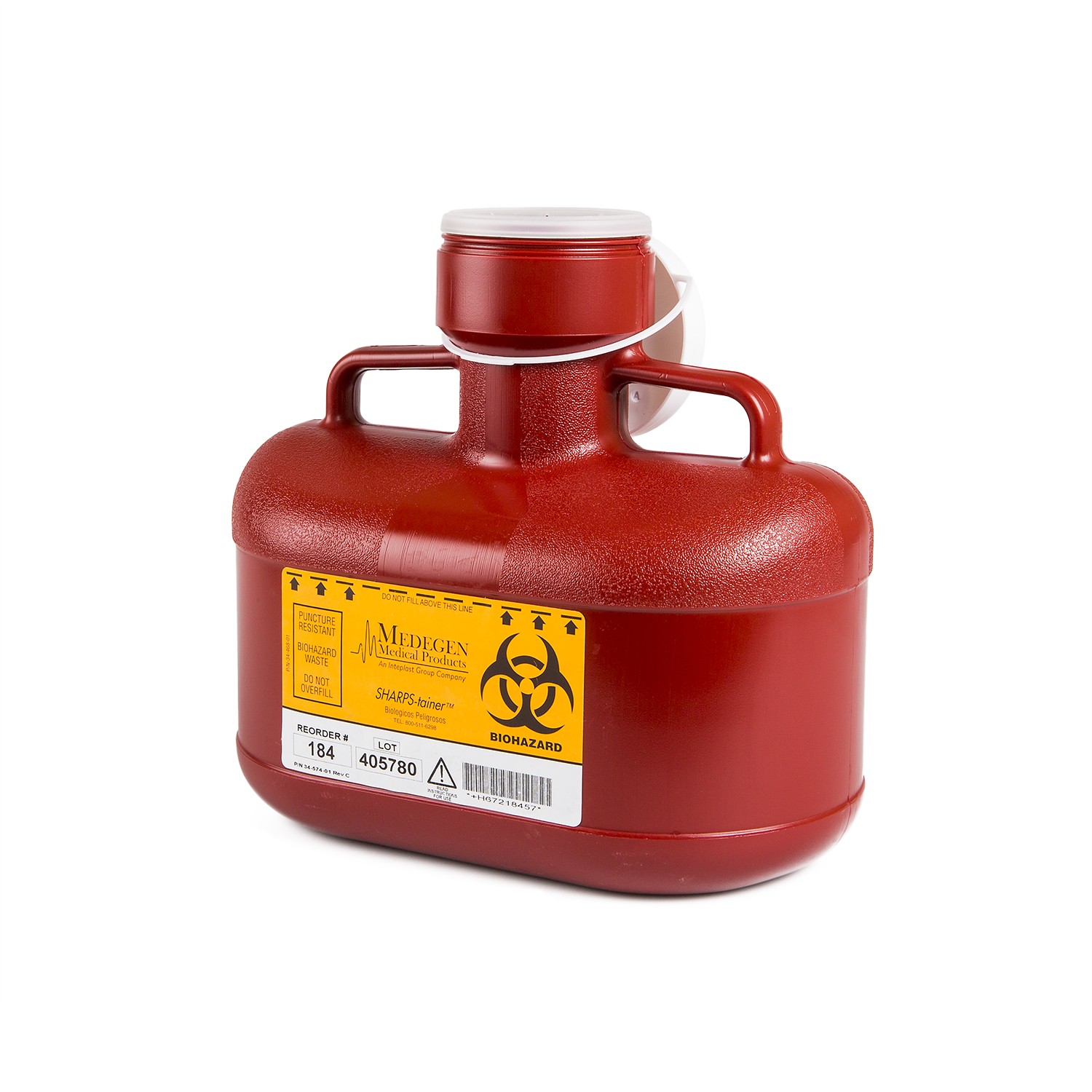 Non Stackable Sharps Tainers Polypropylene