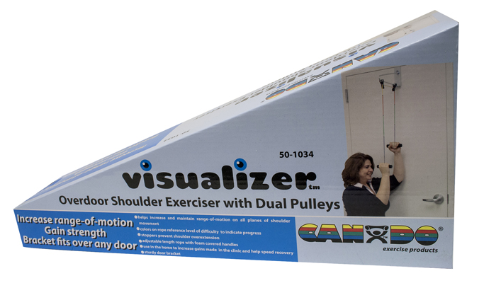 Visualizer Color Coded Over Door Shoulder Pulley Exercisers