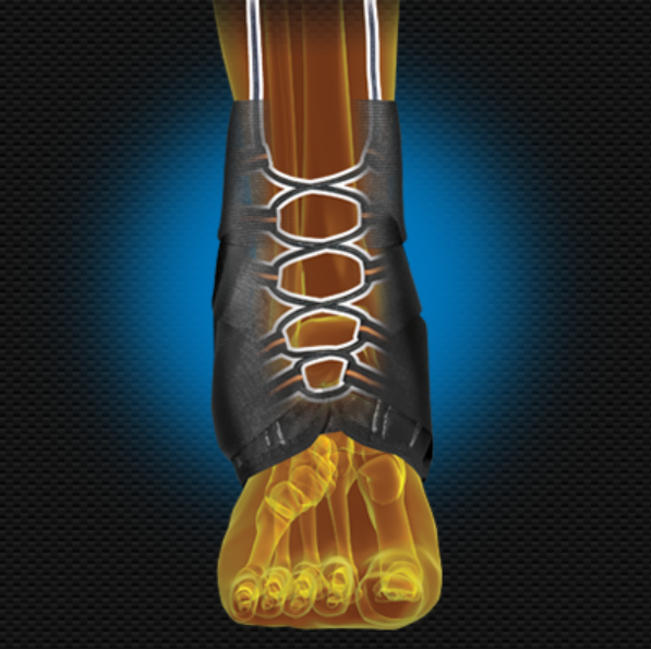 AS1 Pro Active Ankle Brace, Black