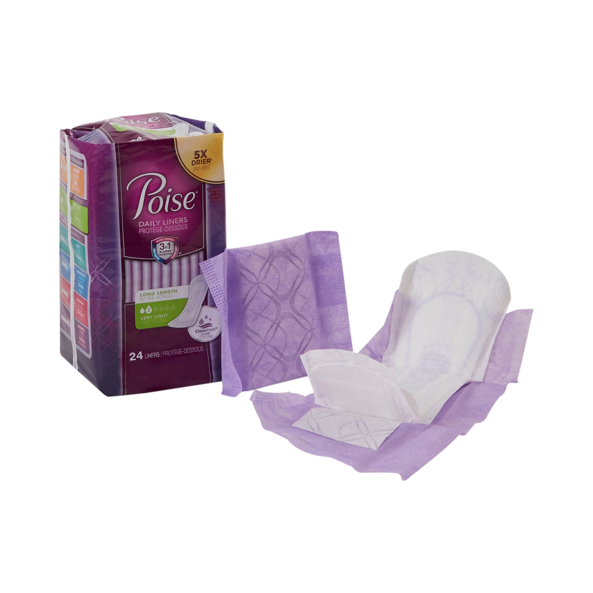 Poise Bladder Control Pad, Light Absorbency