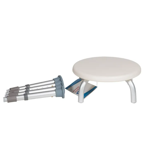 Shower Stool, White
