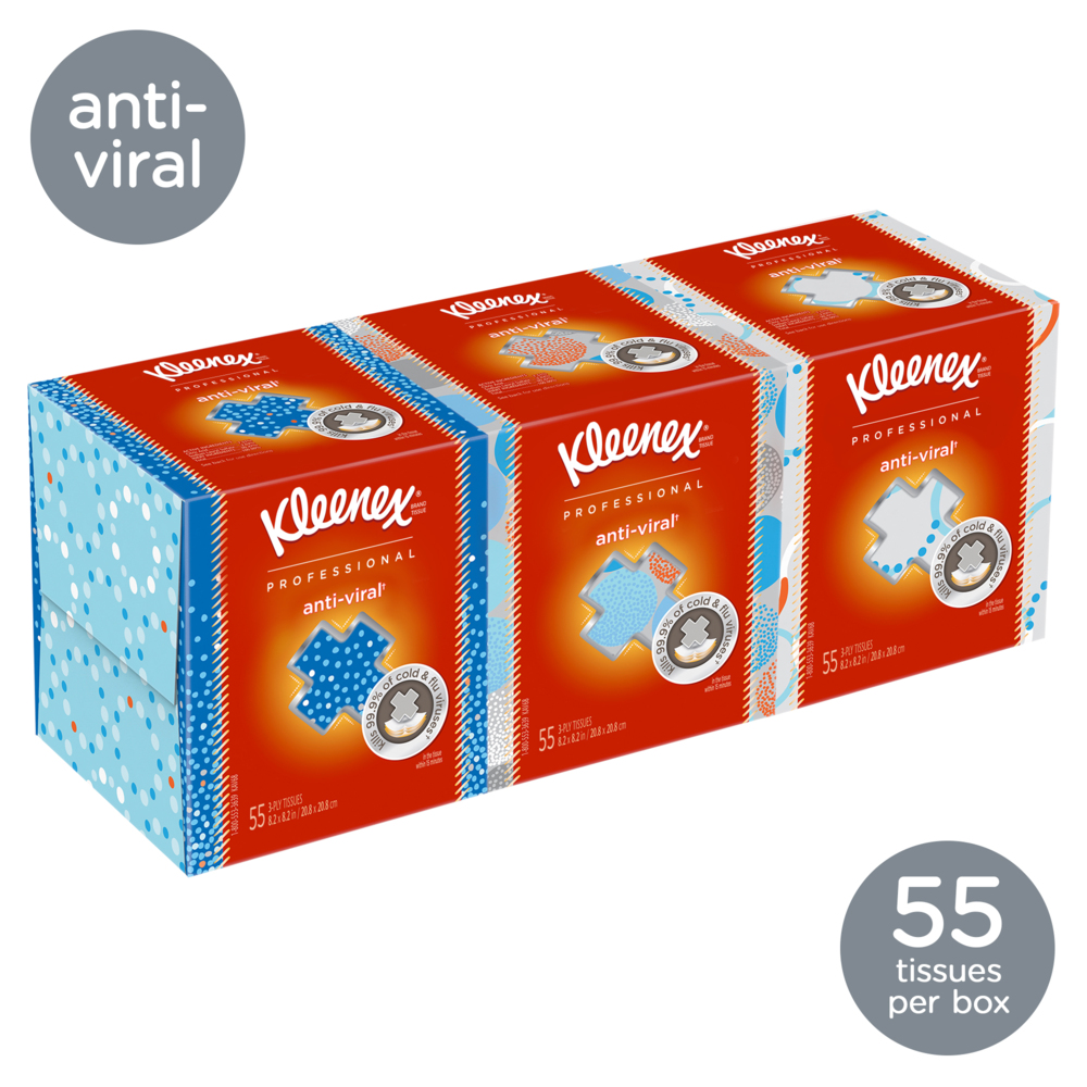 Kleenex, Specialty Facial Tissue, 3 Ply, White