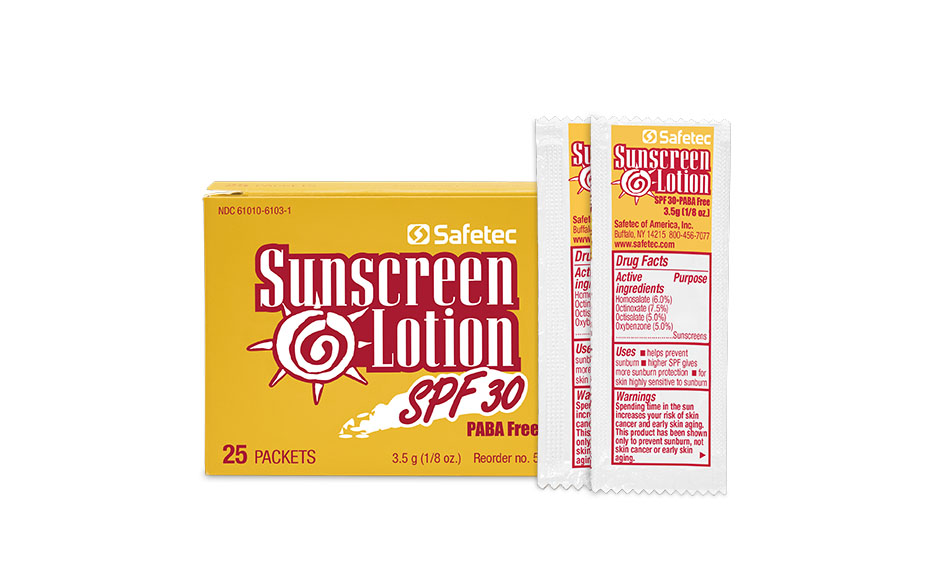Sunscreen Lotion 3.5 g Pouch.