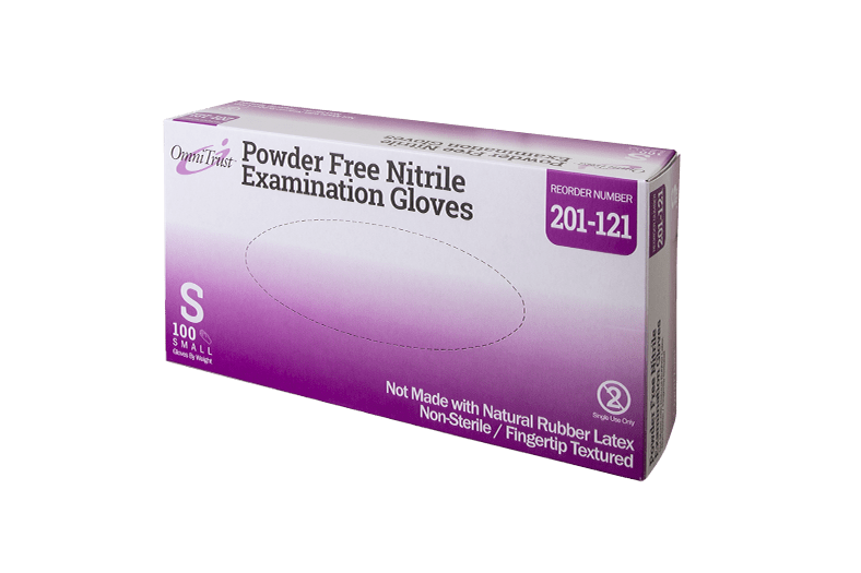 OmniTrust 201 Nitrile Powder Free Examination Glove