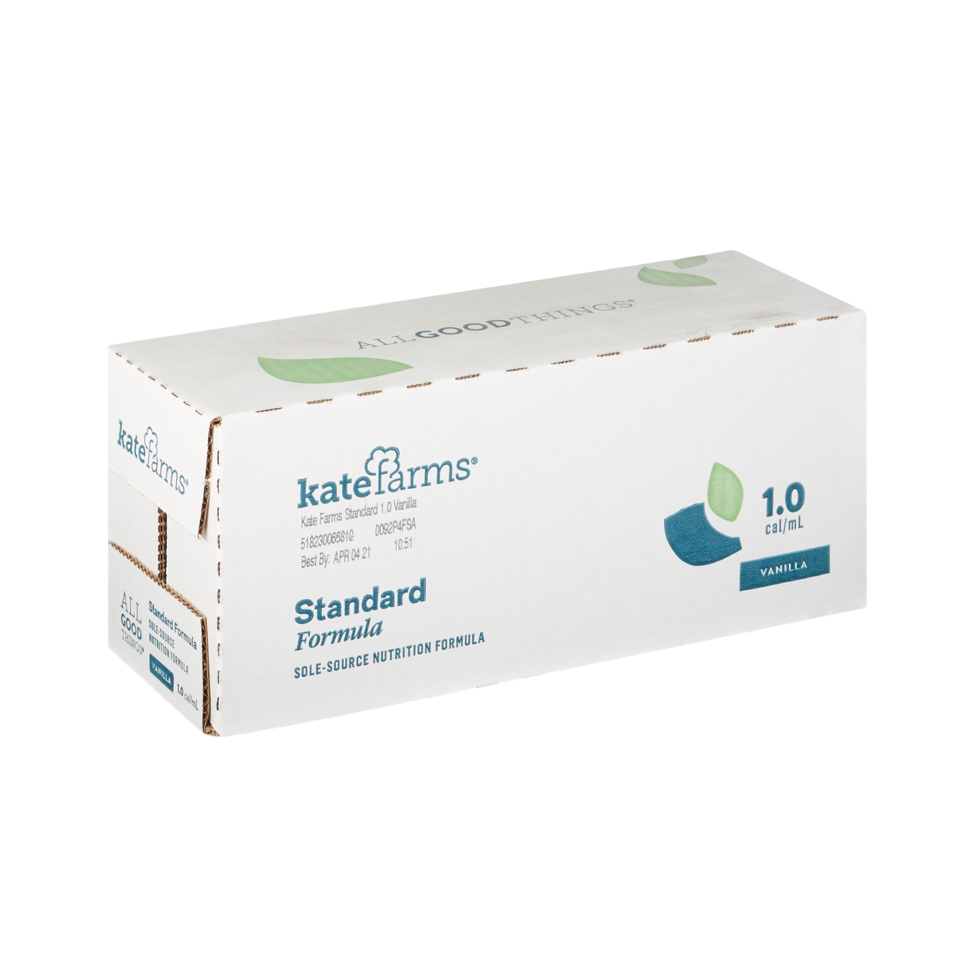 Oral Supplement, Standard 1.0, Vanilla Flavor, Liquid, 11 oz, Carton