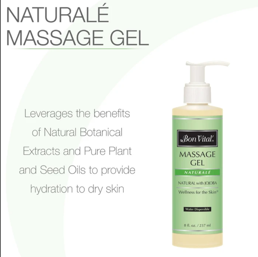 Bon Vital Naturale Massage Gel, 8 oz