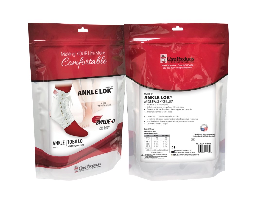 Swede O Ankle Lok Support, Standard Tongue without Stabilizers