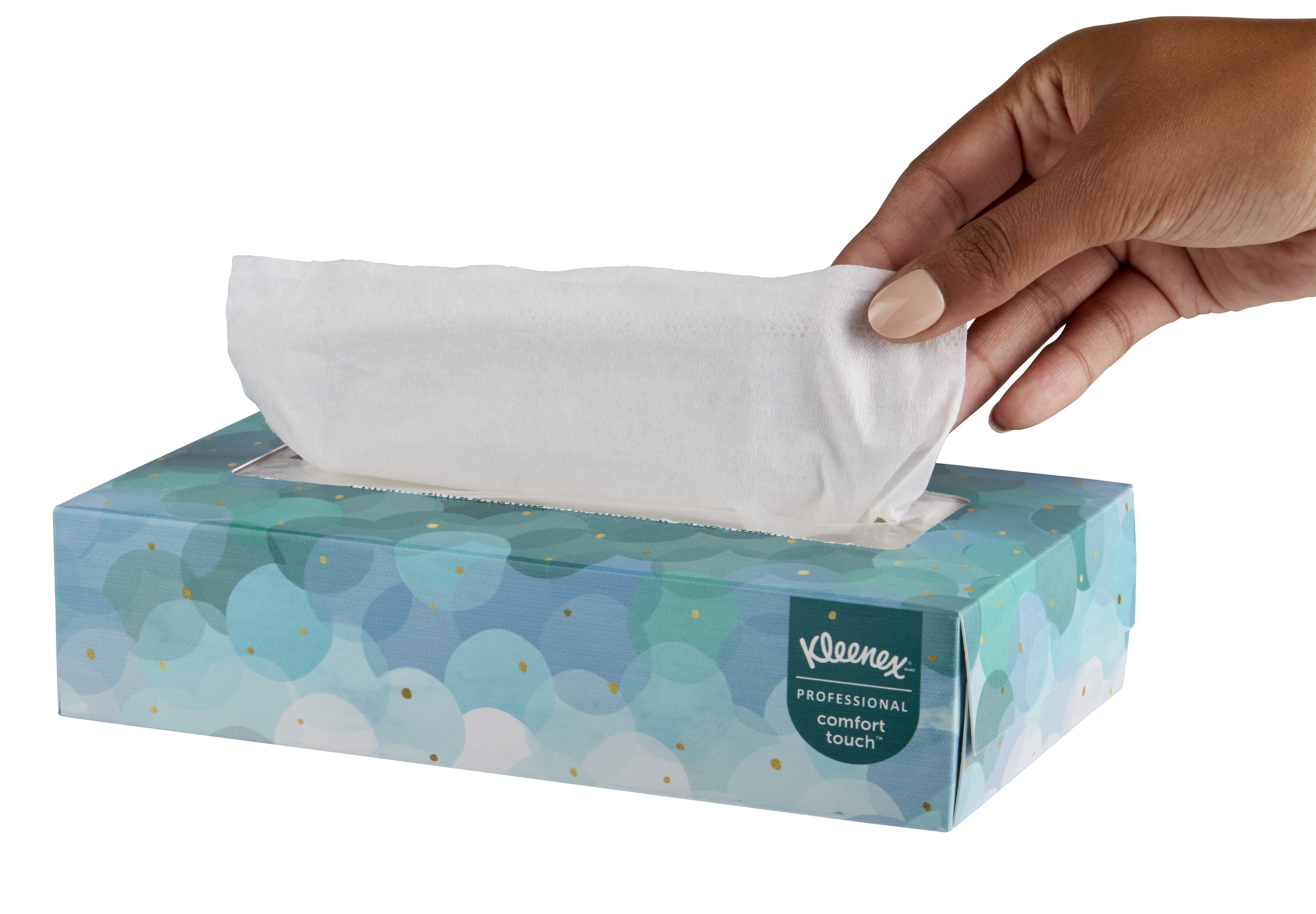 Kleenex Facial Tissue Flat Box White 100 Pack