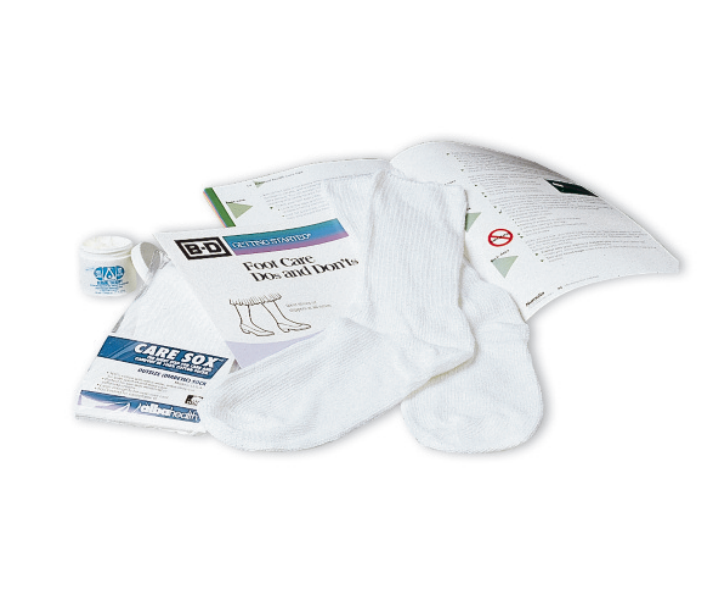 Caresox Oversized Socks, Cotton, White