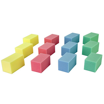 Assorted Hand Therapy Blocks (Extra Soft through Firm)