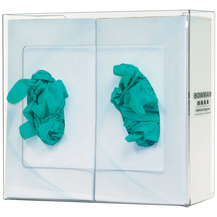 Glove Box Dispenser, Non Divided, Clear, PETG