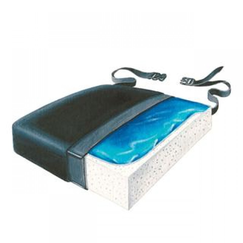 Bariatric Gel-Foam Pad with Low-Shear Cover 1 8x 3"