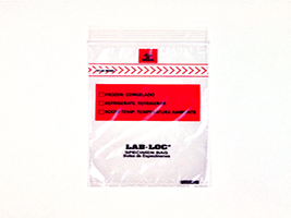 Seal N Rip Specimen Bag 6 X 9 with Removable Biohazard Symbol