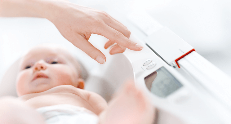 EMR Ready Baby Scale with Extra Large Weighing Tray